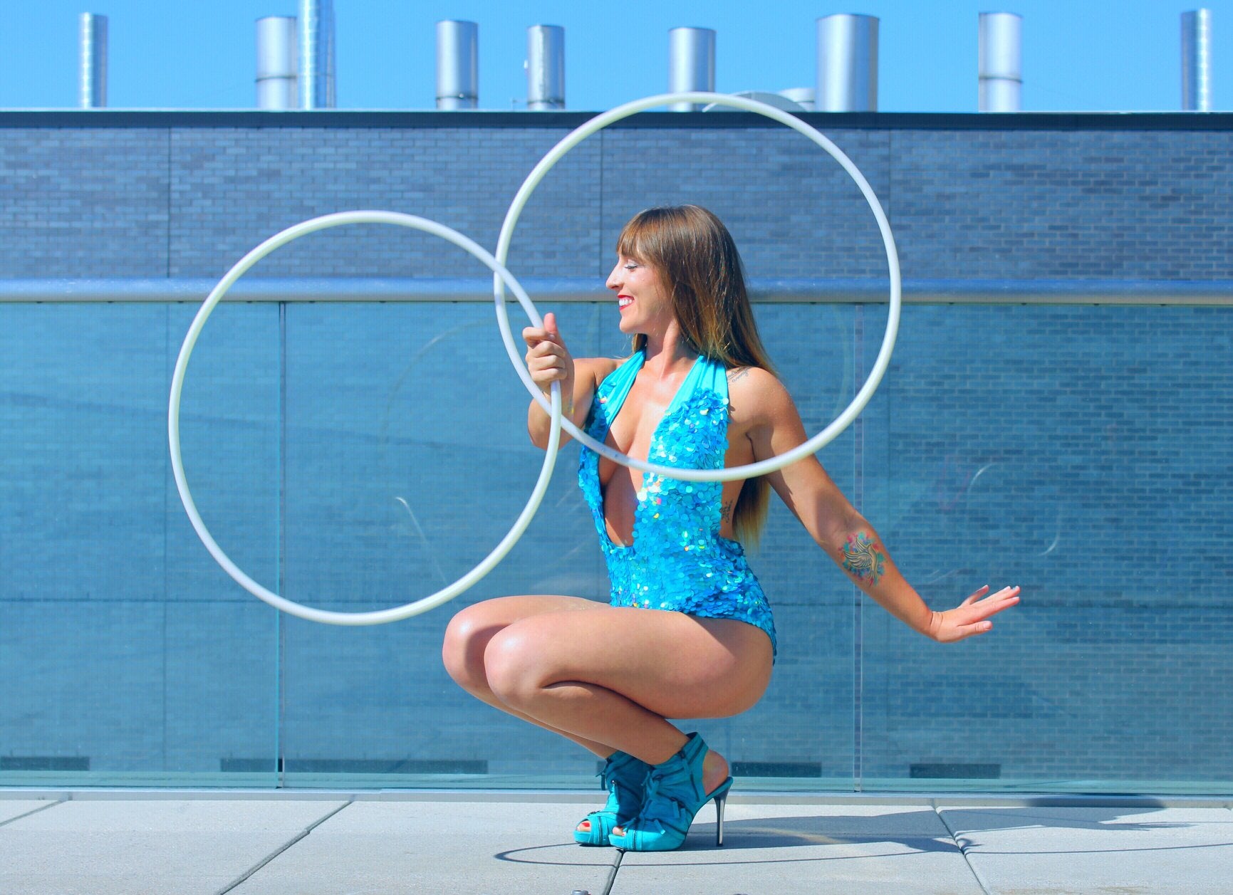 Purple Opal Polypro Dance Hoop