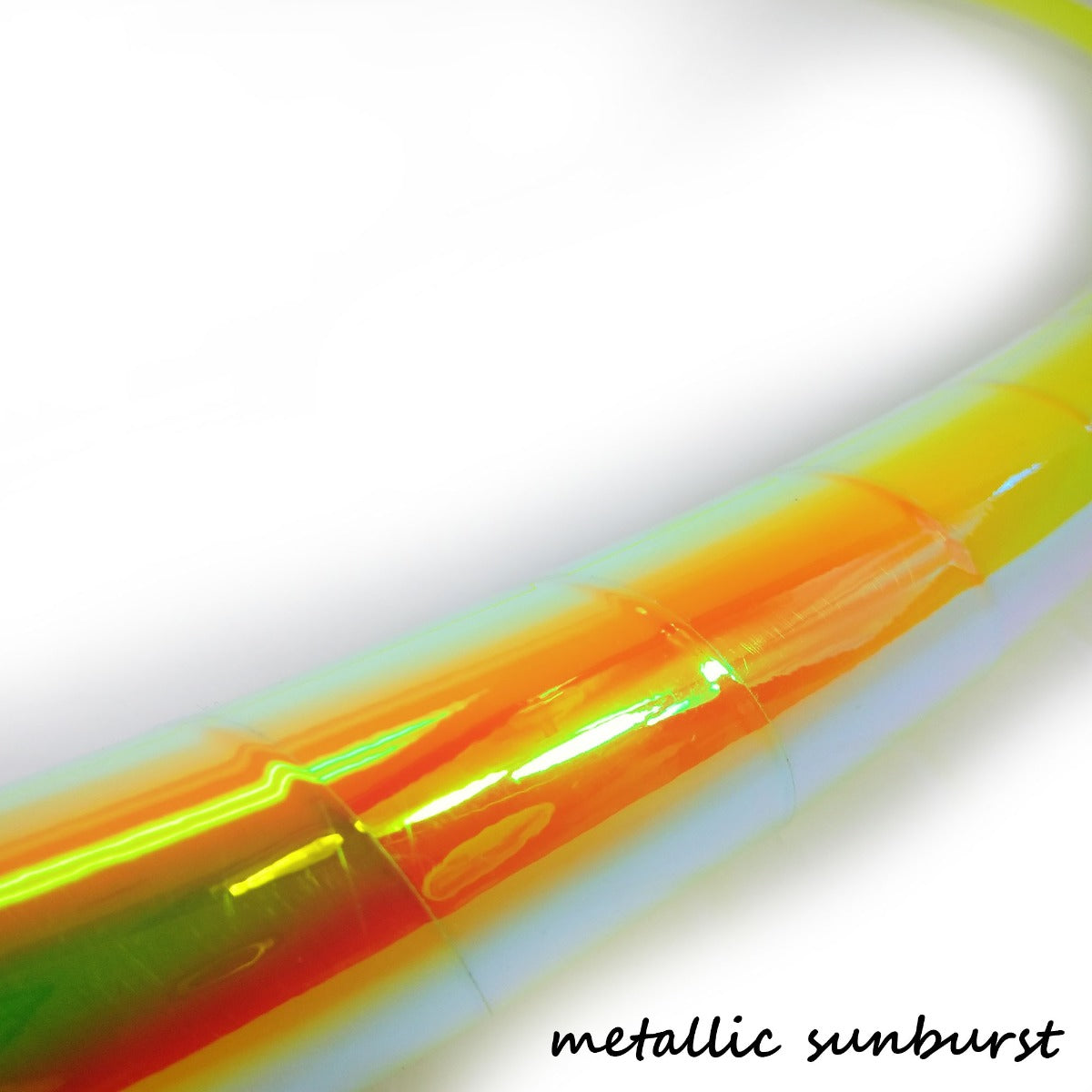Metallic Sunburst Hula Hoop – Beginner / Performance Hoop | Hoopnotica