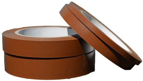 Medium Brown Industrial Vinyl Safety Tape 1" X 36-yd