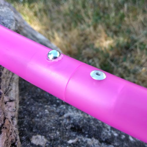 UV Fuchsia Polypro Dance Hoop