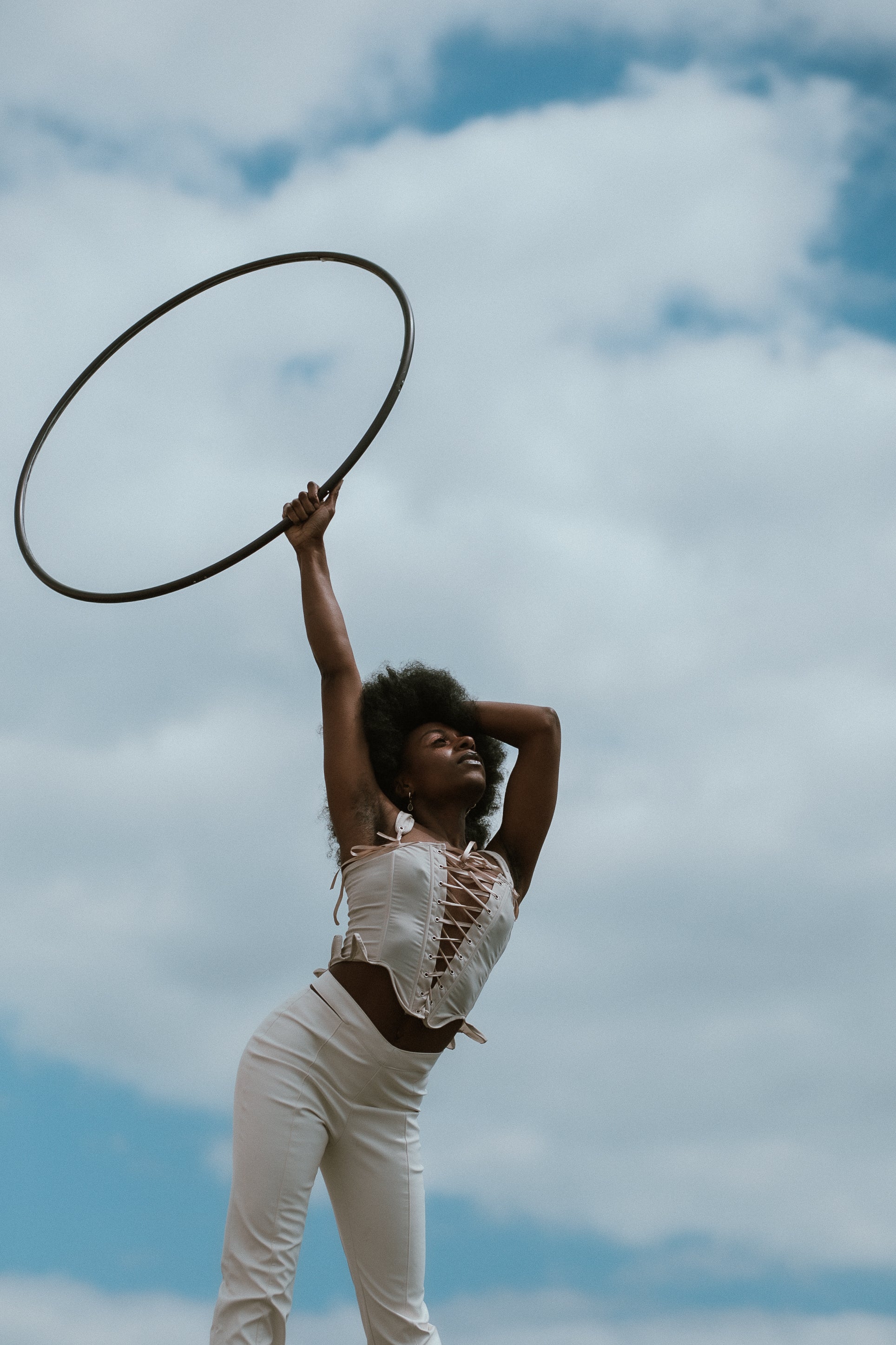 Black Widow Polypro Dance Hoop