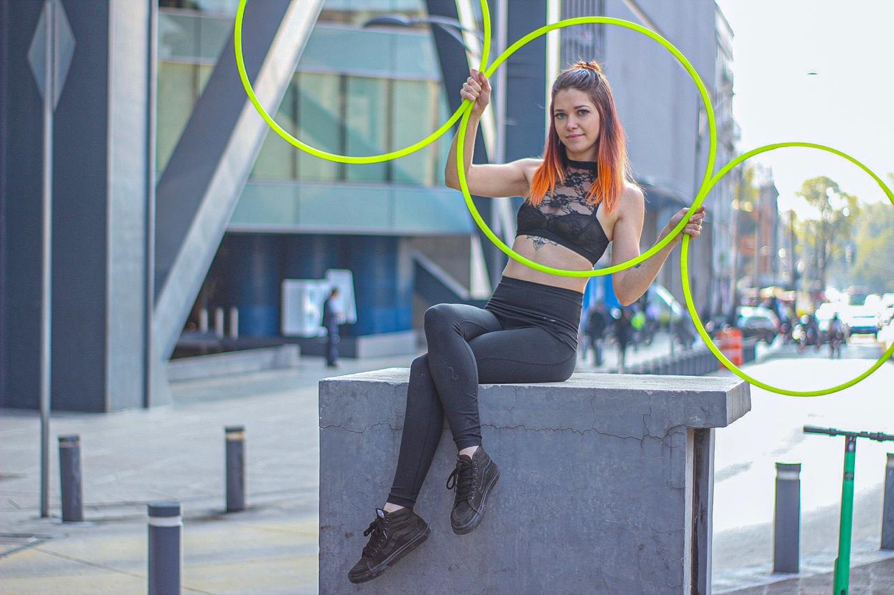 UV Coconut Lime Polypro Dance Hoop