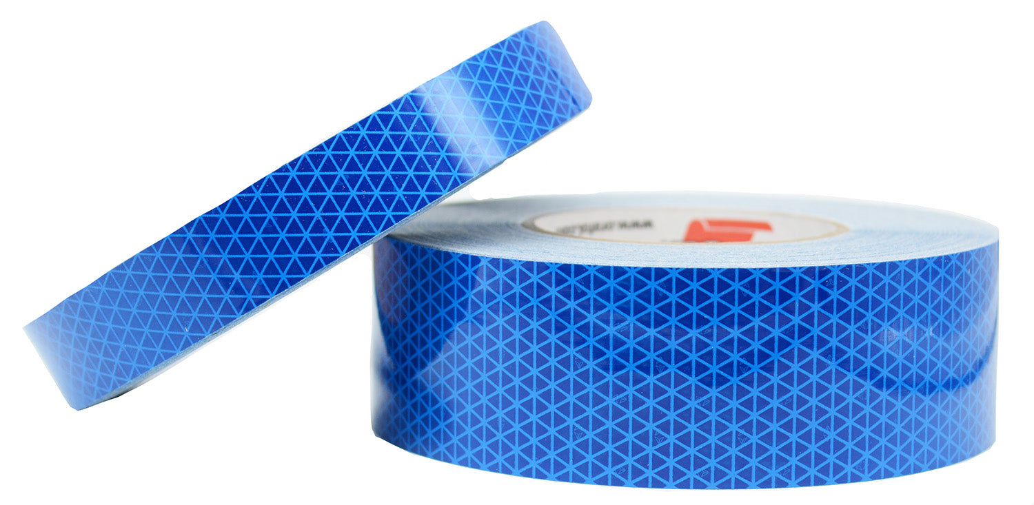 Outdoor Reflective Tape - Oralite High-Intensity Retro-Reflective Tape - V92 Blue (5-mils thick)