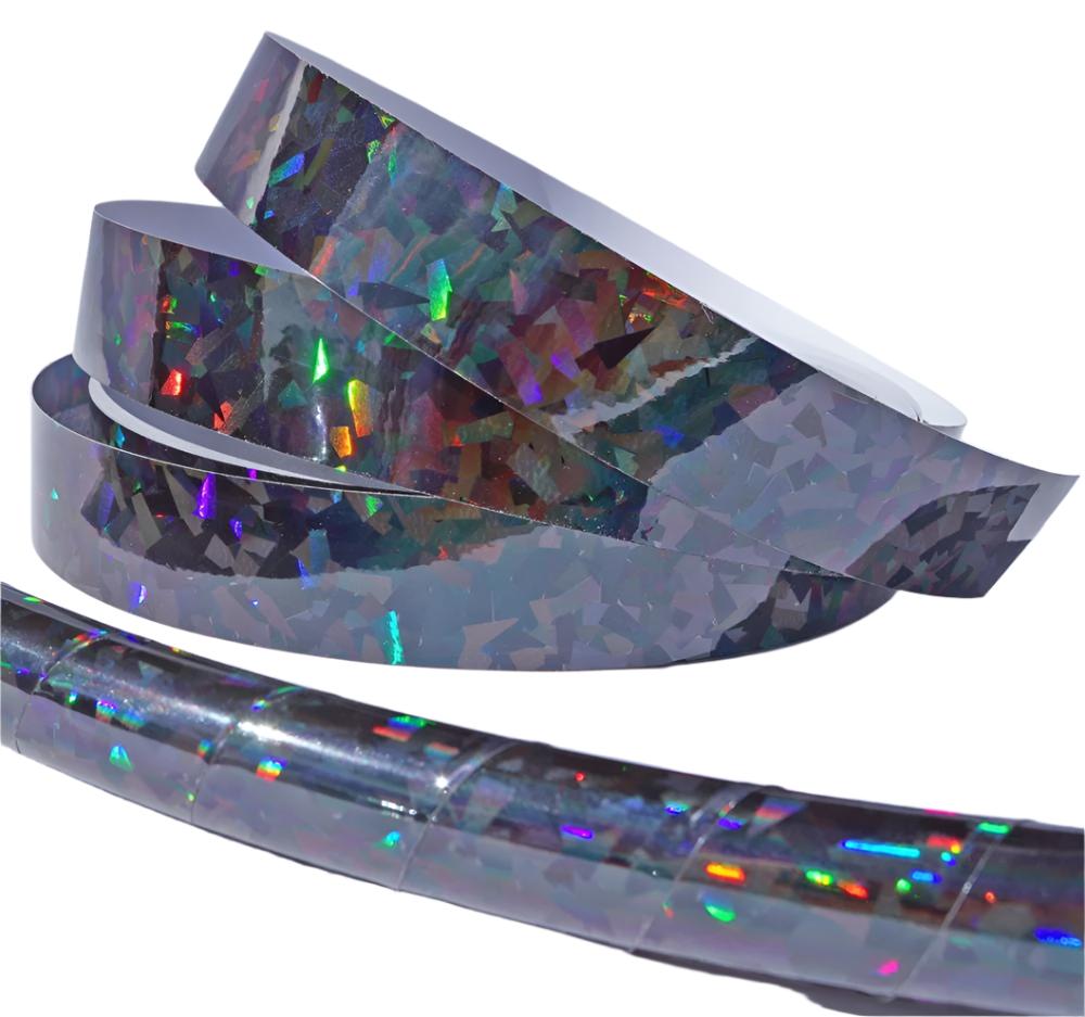 Black Crystal Holographic Confetti Tape