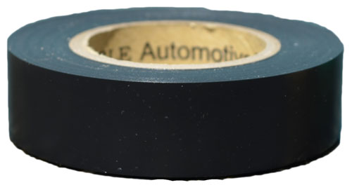 Vinyl Color Coding & Harness Tape - Black 3/4" x 66-ft