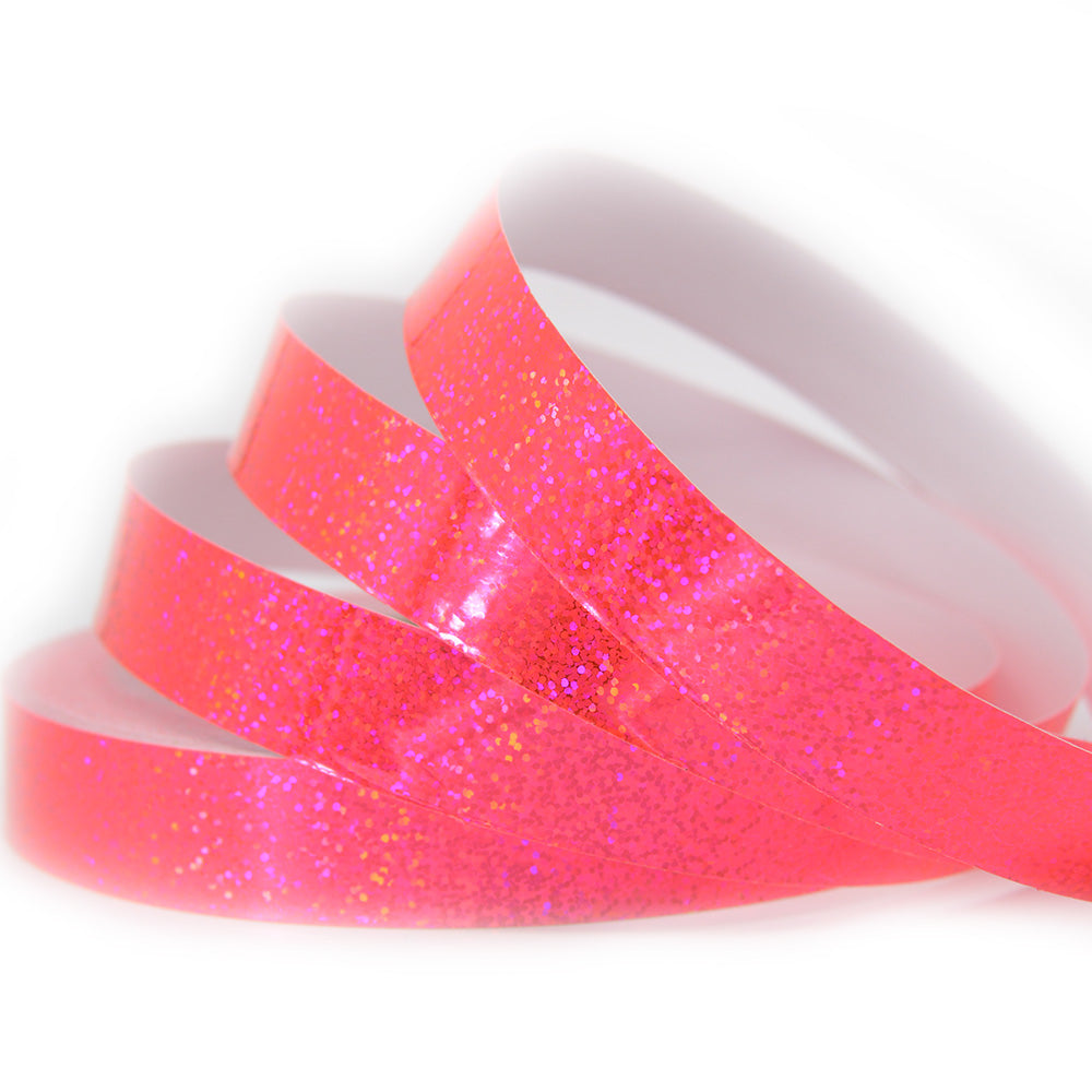 Fluorescent Pink Sequin Tape (150 feet)