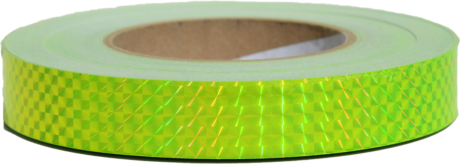 Fluorescent Yellow Prismatic Tape 1" (150 feet)