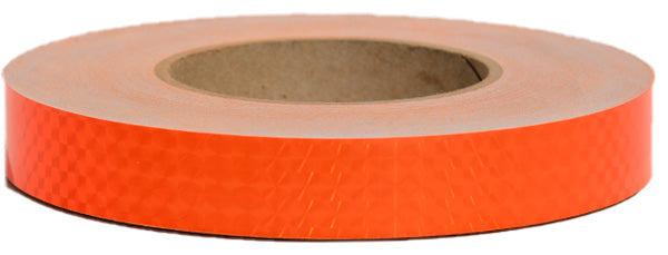 Fluorescent Orange Prismatic Tape 1" (150 feet)