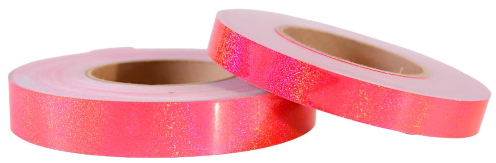 Fluorescent Pink HoloGlitter Tape (150 feet)