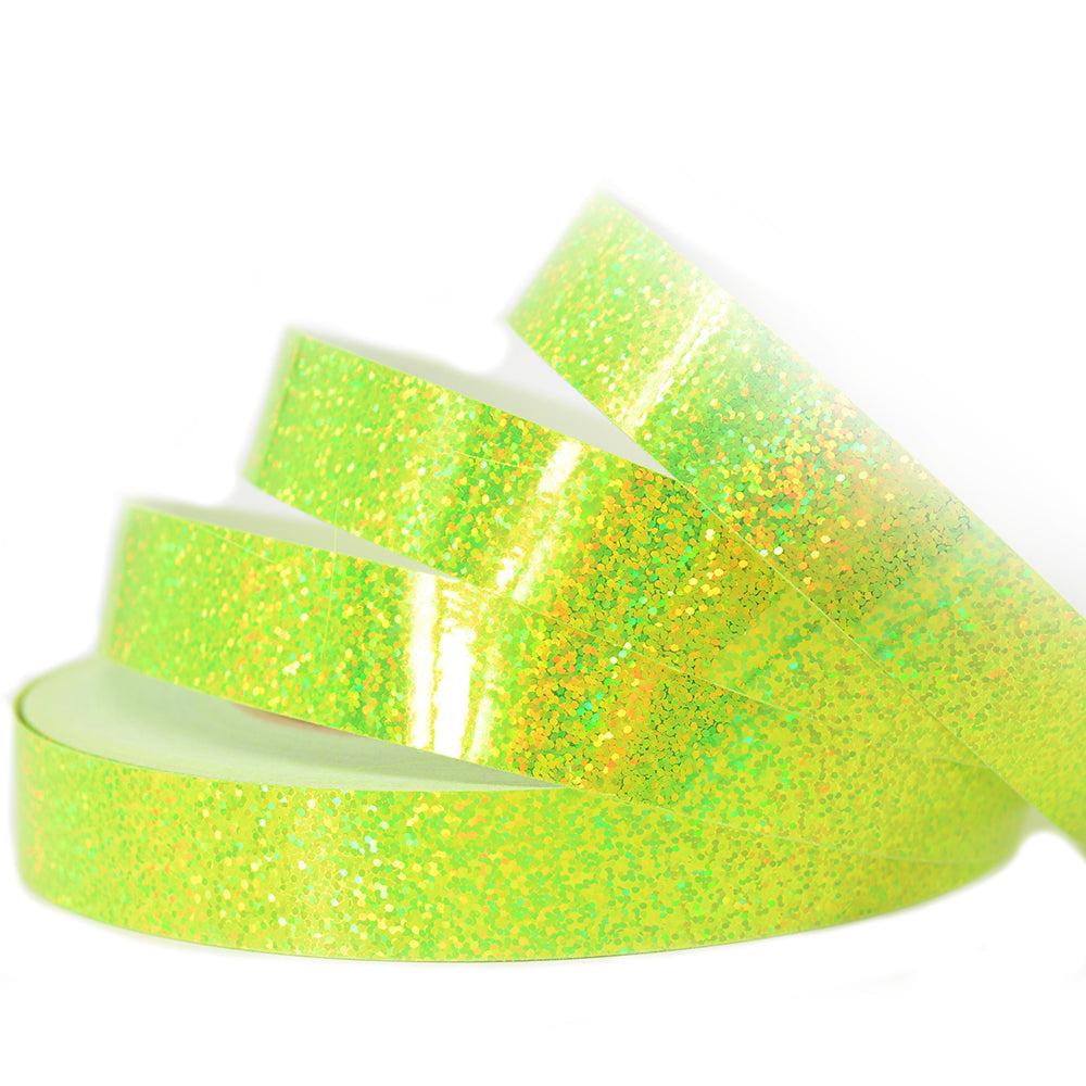 Fluorescent Yellow Sequin Tape (150 feet)