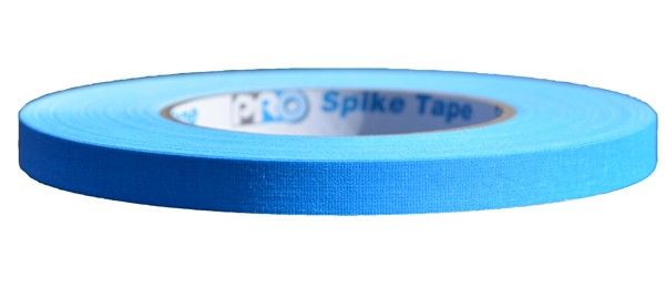 Fluorescent Blue Gaffer Tape 1/2" X 45-yd