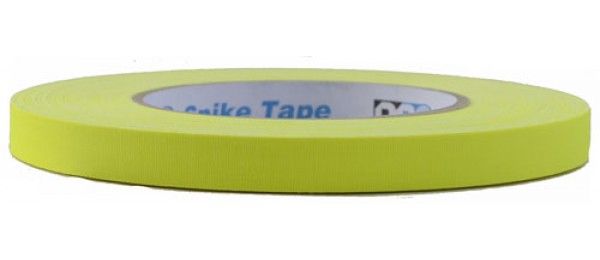 Fluorescent Yellow Gaffer Tape 1/2" X 45-yd