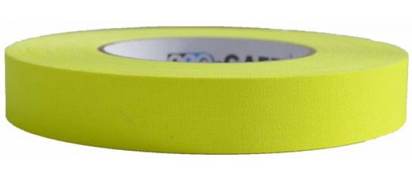 Fluorescent Yellow Gaffer Tape 1" X 50-yd