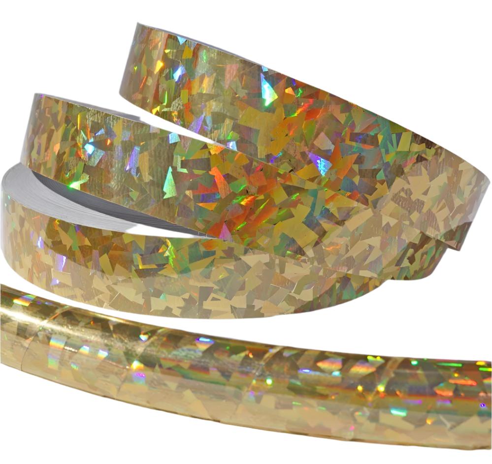 Gold Crystal Holographic Confetti Tape