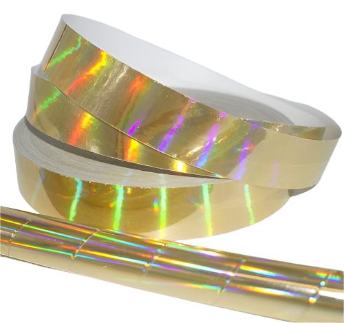 Golden Plasma Holographic Rainbow Tape (150 feet)