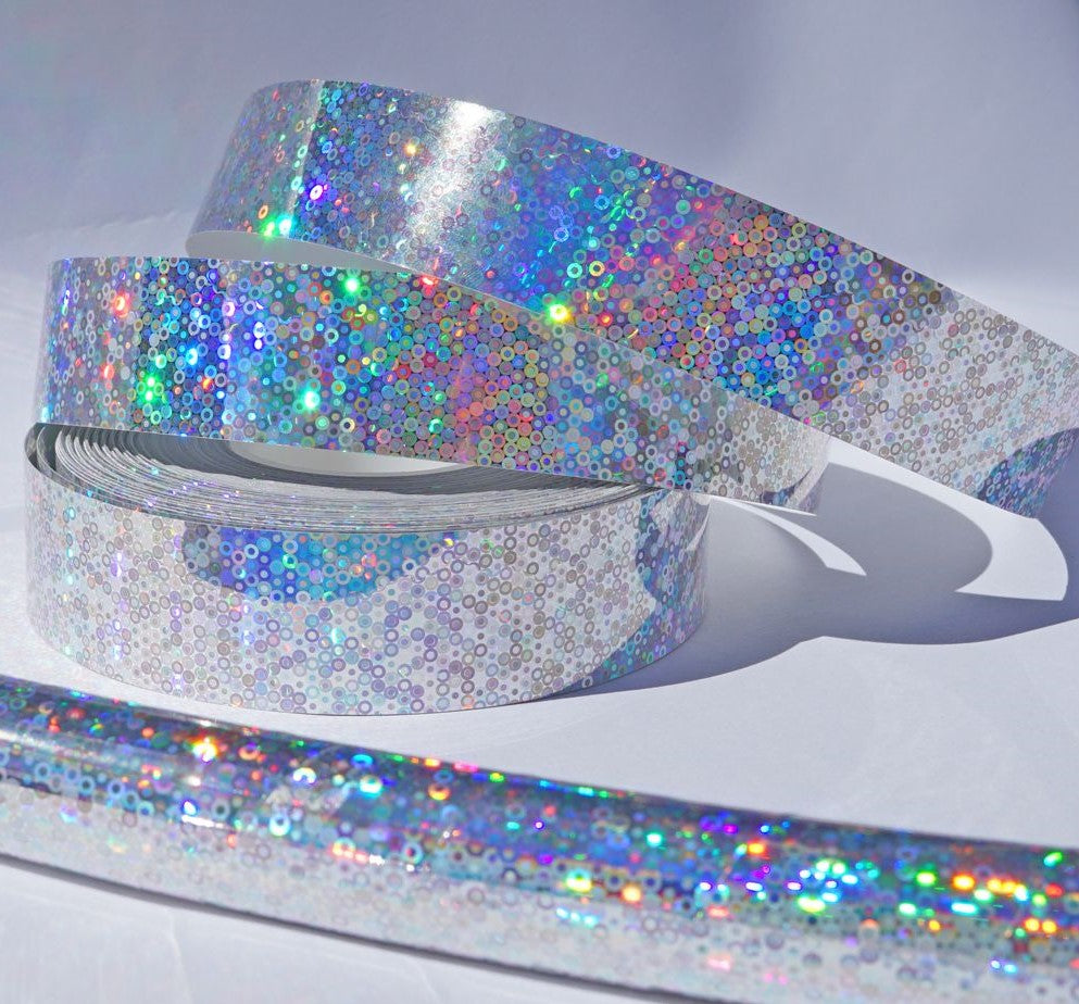 Silver Holographic Hoopios Tape