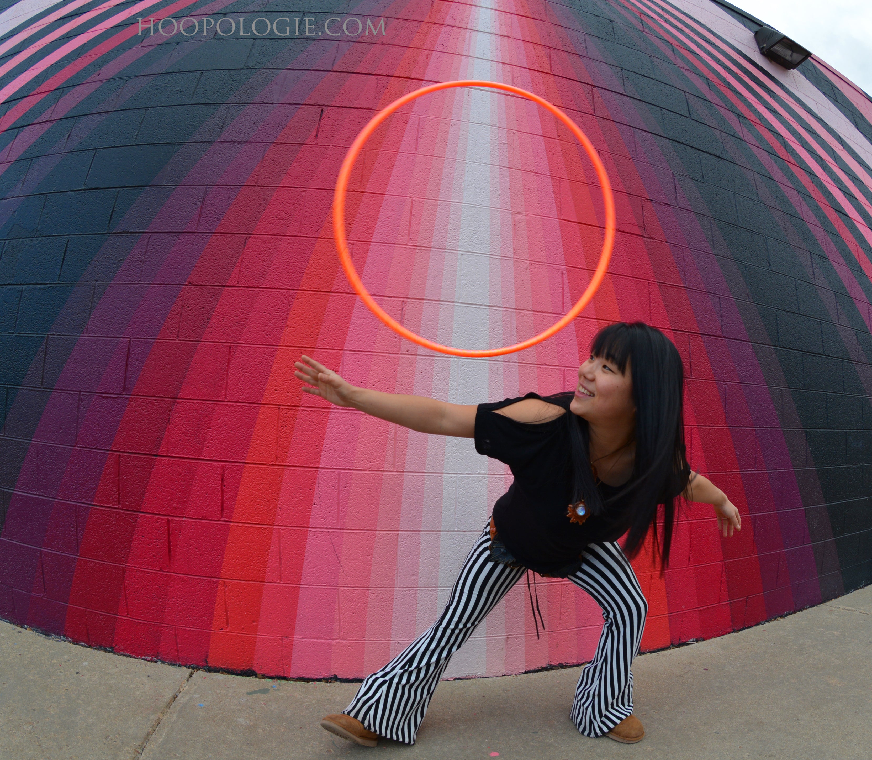 Tigerlily Orange Polypro Dance Hoop
