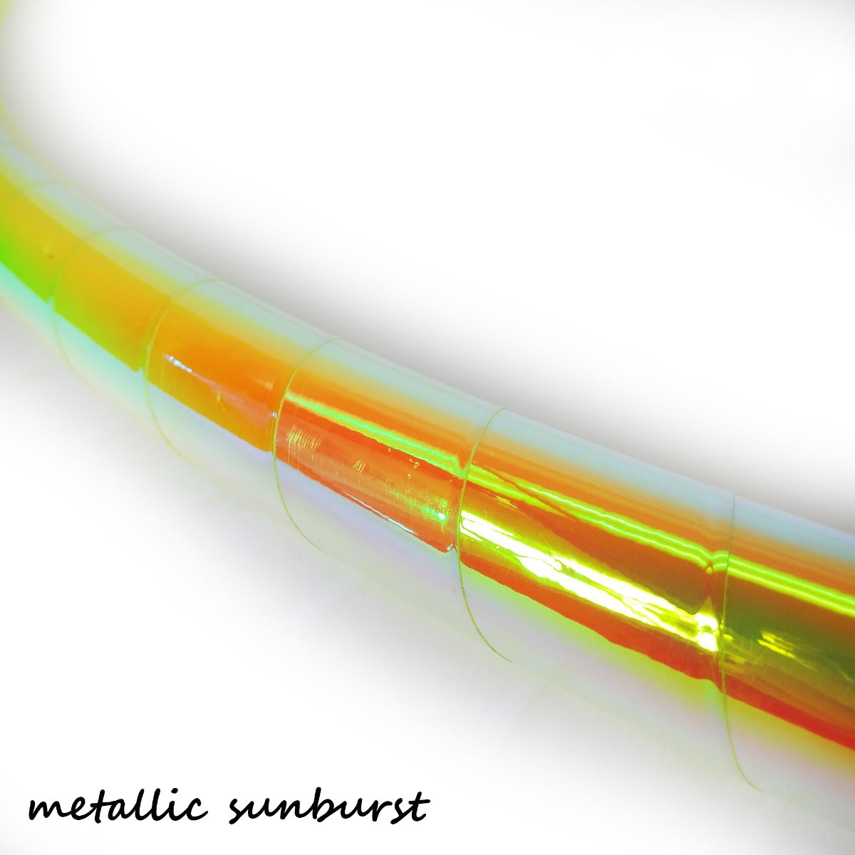 Metallic Sunburst Hula Hoop – Beginner / Performance Hoop | Hoopnotica