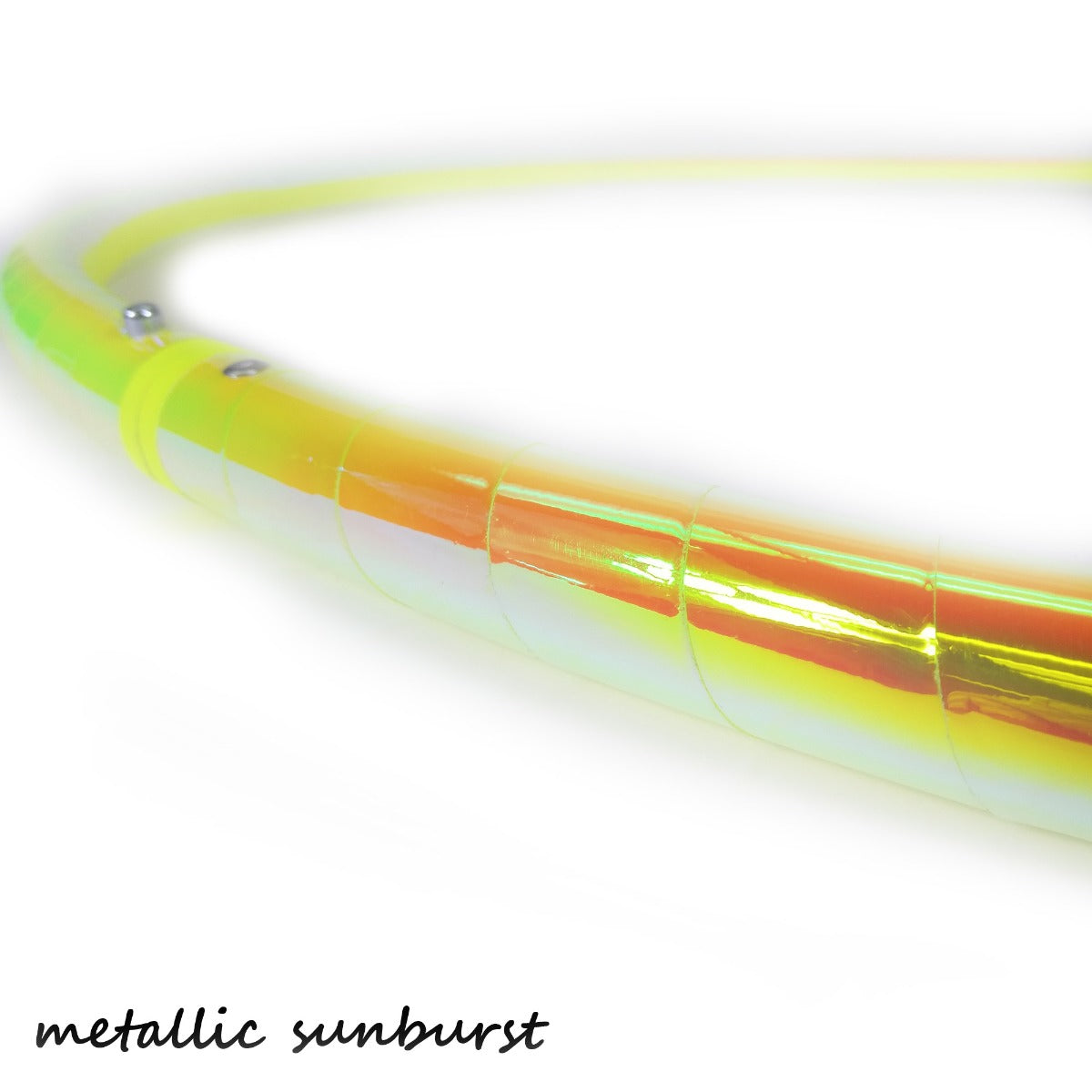 Metallic Sunburst Hula Hoop – Beginner / Performance Hoop | Hoopnotica