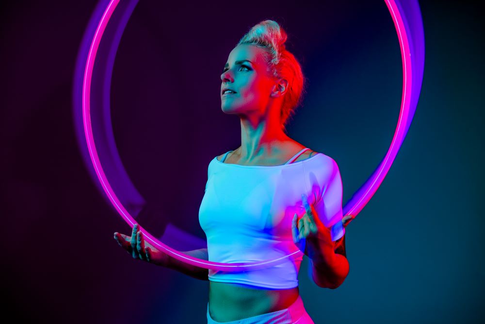 Radioactive UV Glossy Polypro Tubing - Nuclear Pink