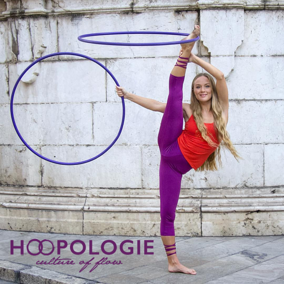 NEW! UV Purple Iris - 3/4" HDPE Dance Hoop for Adults and Children