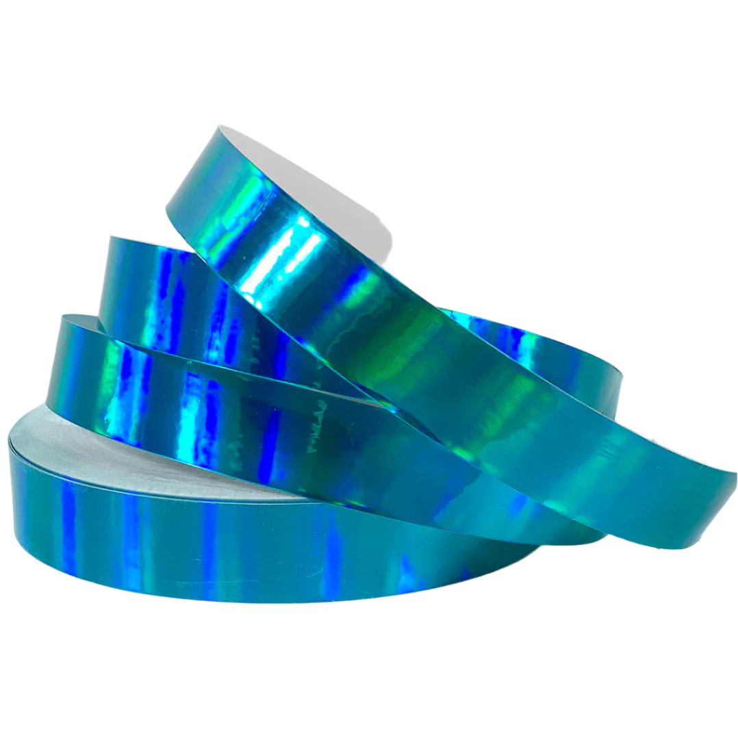 Teal Holographic Rainbow Tape