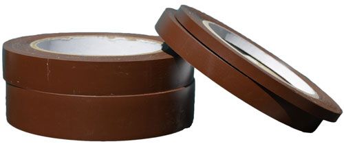 Dark Brown Industrial Vinyl Safety Tape1/2" X 36-yd