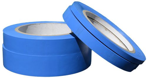 Medium Blue Industrial Vinyl Safety Tape 4" X 36-yd