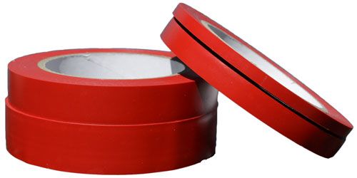 Red Vinyl Instrument Marking Tape 1/4" X 36-yd