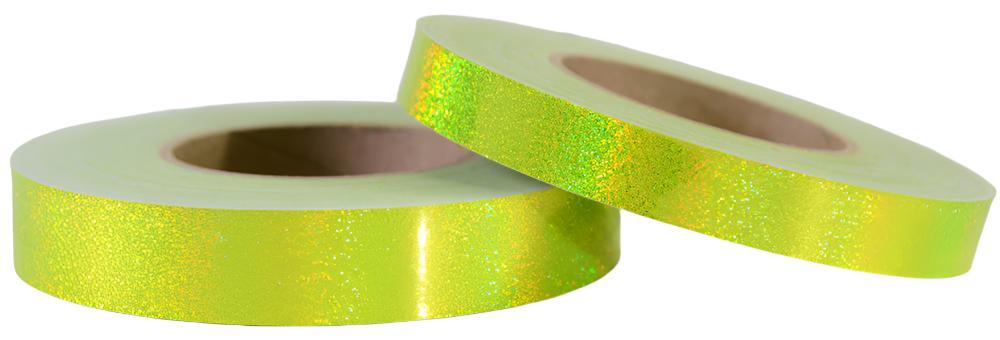 Fluorescent Yellow HoloGlitter Tape (150 feet)