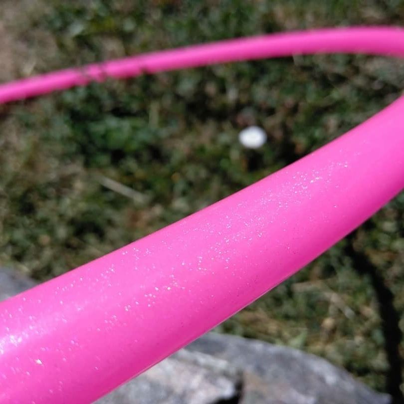 Stardust Pink Polypro Dance Hoop