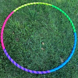 Rainbow Satin Hoop - Beginner Fitness Hoop