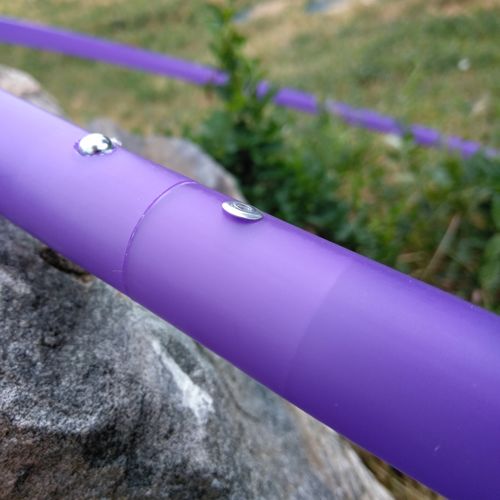 UV Purple Iris Polypro Dance Hoop