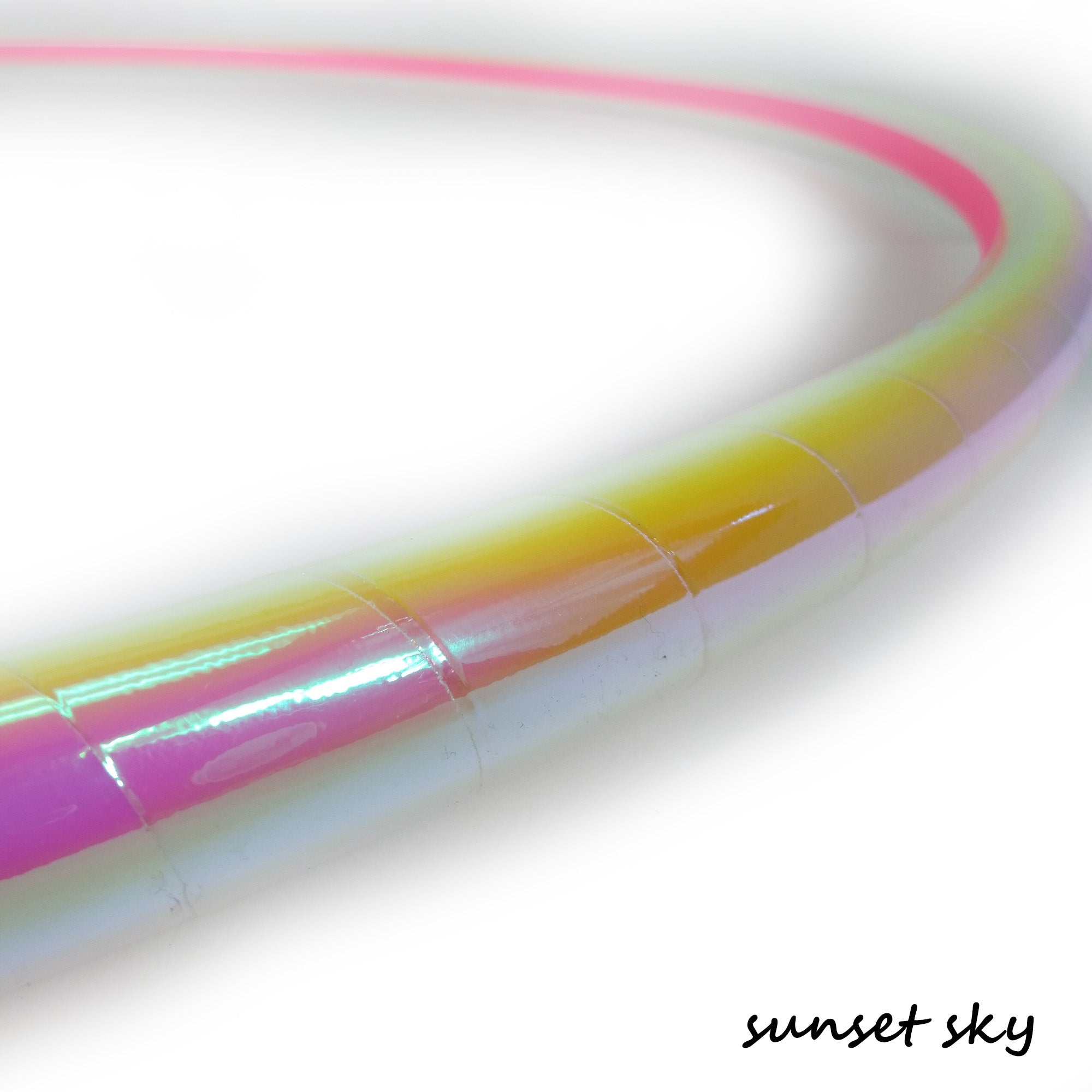 Golden Sunset Sky Hoop - Beginner Performance Hoop